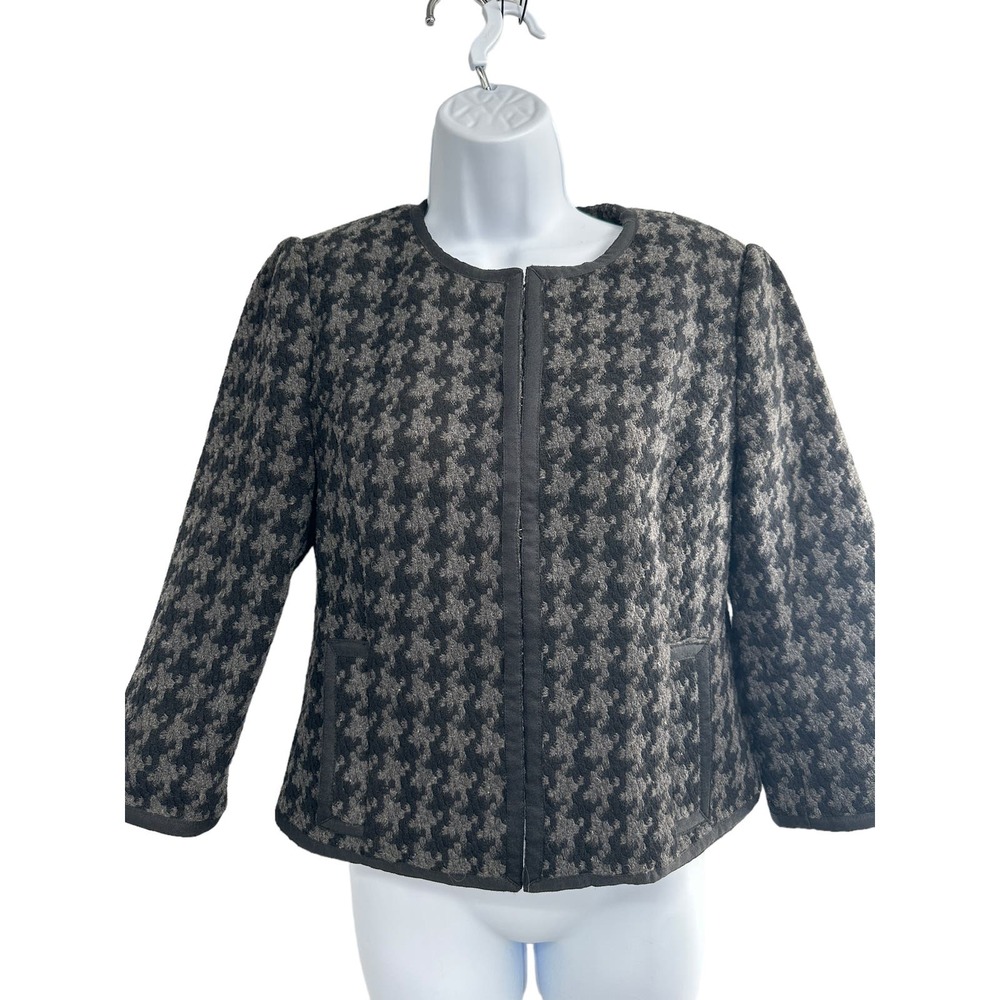 Mossimo Black Hook & Eye Closure Career Blazer Medium
